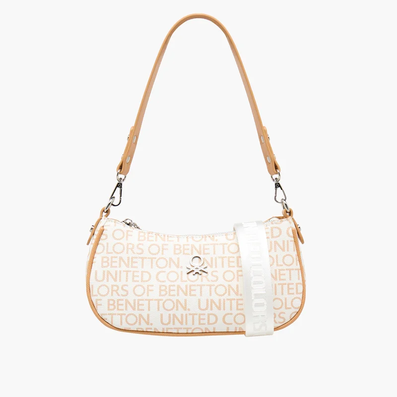 يونايتد كولورز أوف بينتيون UCB Logo Print Crossbody Bag for Women